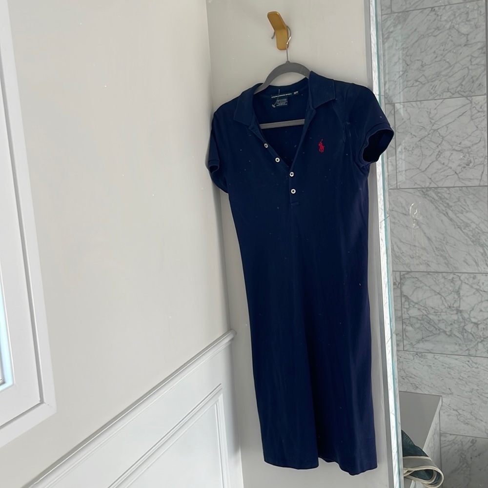Ralph Lauren Sport Polo Dress, Navy Blue XS